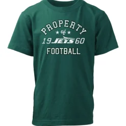 Kids New York Jets T-Shirts | Kids^Youth Wes & Willy Green Property Of T-Shirt